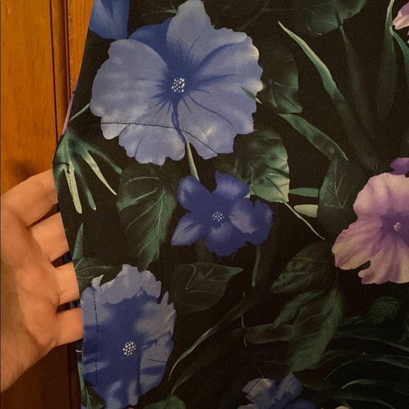 Stan Herman Casual Black and Purple Sleeveless Maxi Sundress Size 1XL - Picture 6 of 9